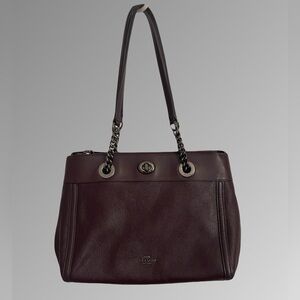 Coach Brown Leather Shoulder Bag